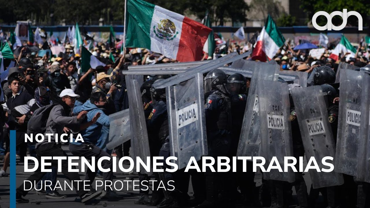 El Zócalo CDMX se volvió un espacio de represión; ciudadanos detenidos sin motivo
