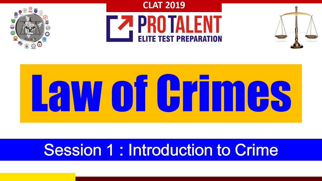 Уголовное право I Сессия 1 I Что такое преступление, стадии преступления для CLAT