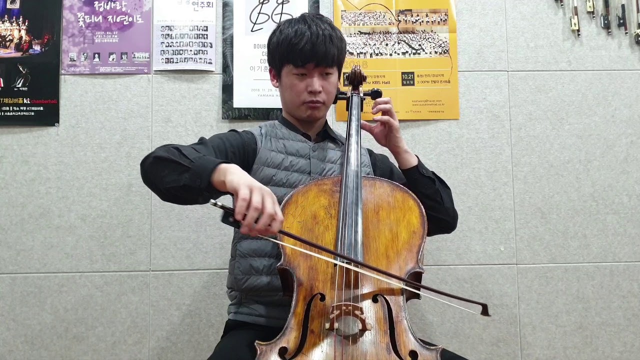 8.J. S. Bach March in G (사장조의 행진곡) Suzuki Cello 박채헌