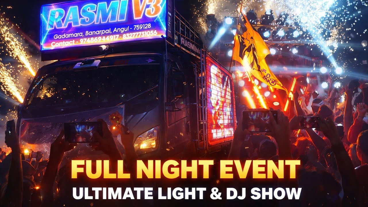 🚨 FULL POWER! DJ Rasmi V3 High Voltage Setup & Heavy Bass Super Show 🔊🔥