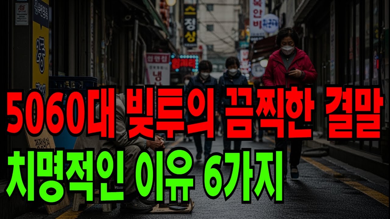 [긴급경고] 50대 60대 빚투, 집 날리고 파산합니다 | 실제 사례 공개