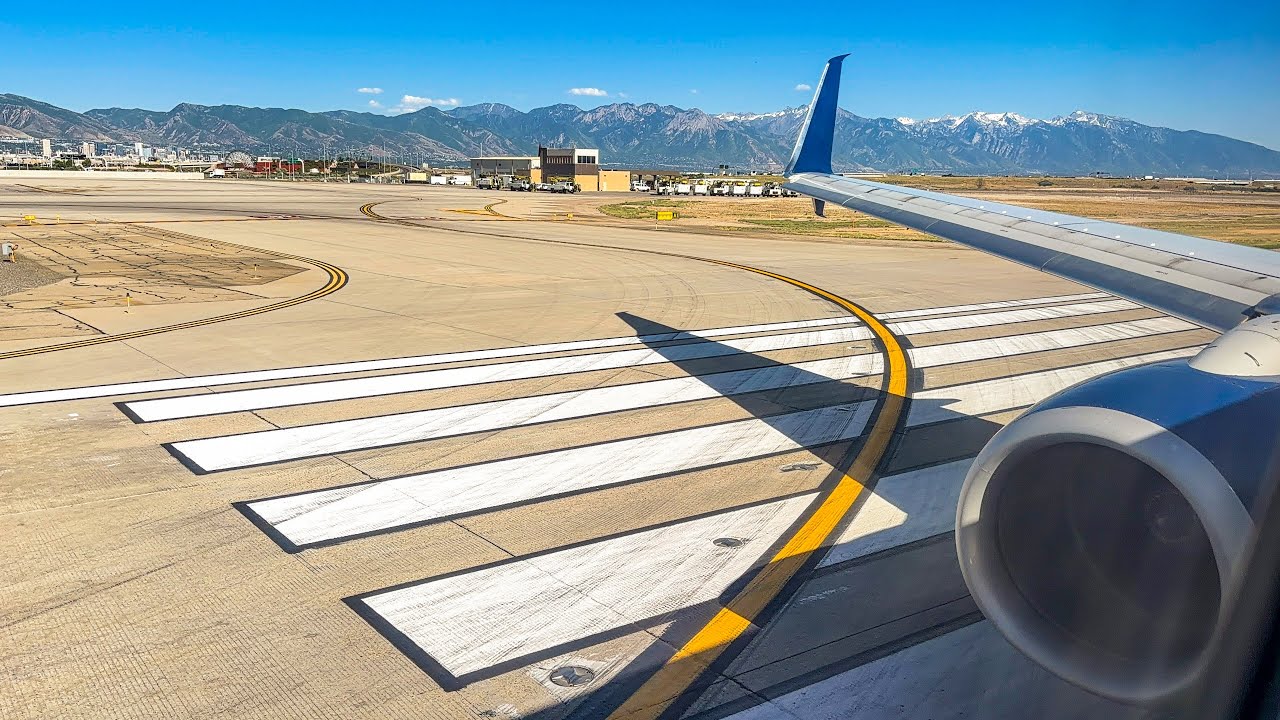 HIGH POWER | Delta Airlines Boeing 737-932ER Warm & Sluggish Takeoff from Salt Lake City for LAX  