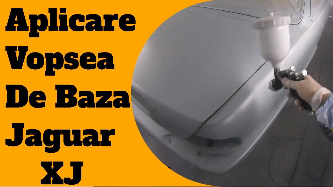 Vopsire masina totala | Aplicarea vopselei de baza Aplicarea Vopselei de Baza Jaguar XJ Partea 2