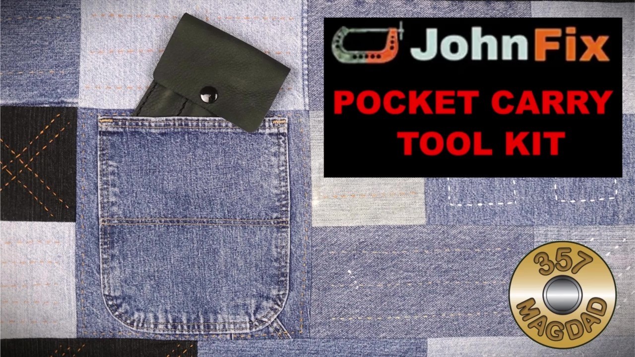 Набор инструментов JohnFix Pocket Carry Tool Kit Challenge - для начинающих в работе с кожей