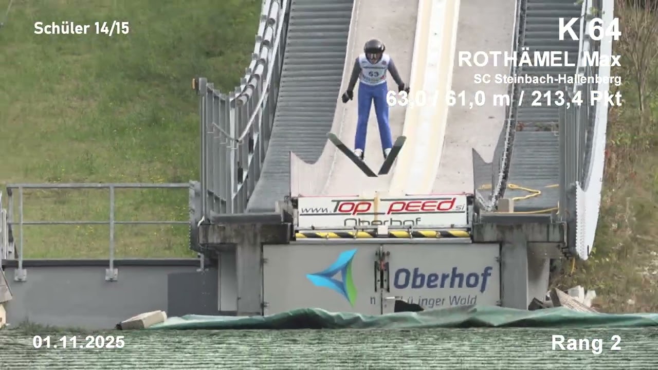 Nordcup Skispringen in Oberhof am  01.11.2025