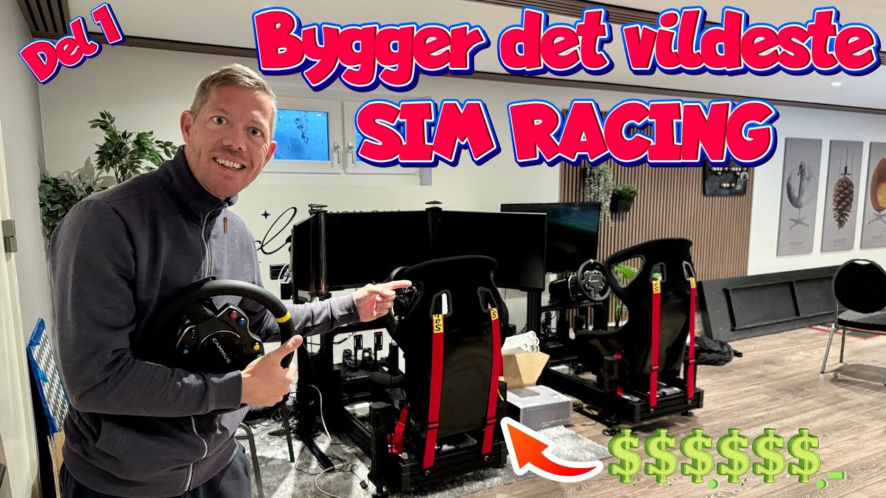 BYGGER DET VILDESTE SIM RACING SETUP - Del 1