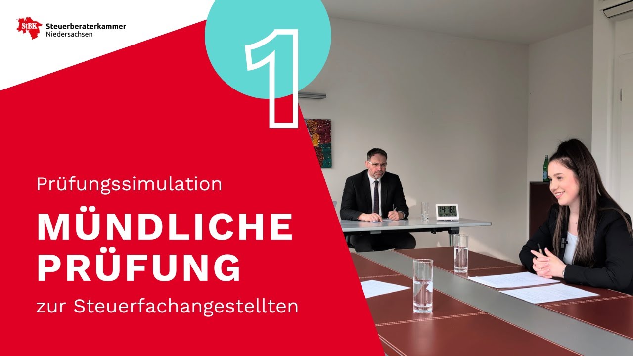 Simulation einer Mündlichen Prüfung zur Steuerfachangestellten #1