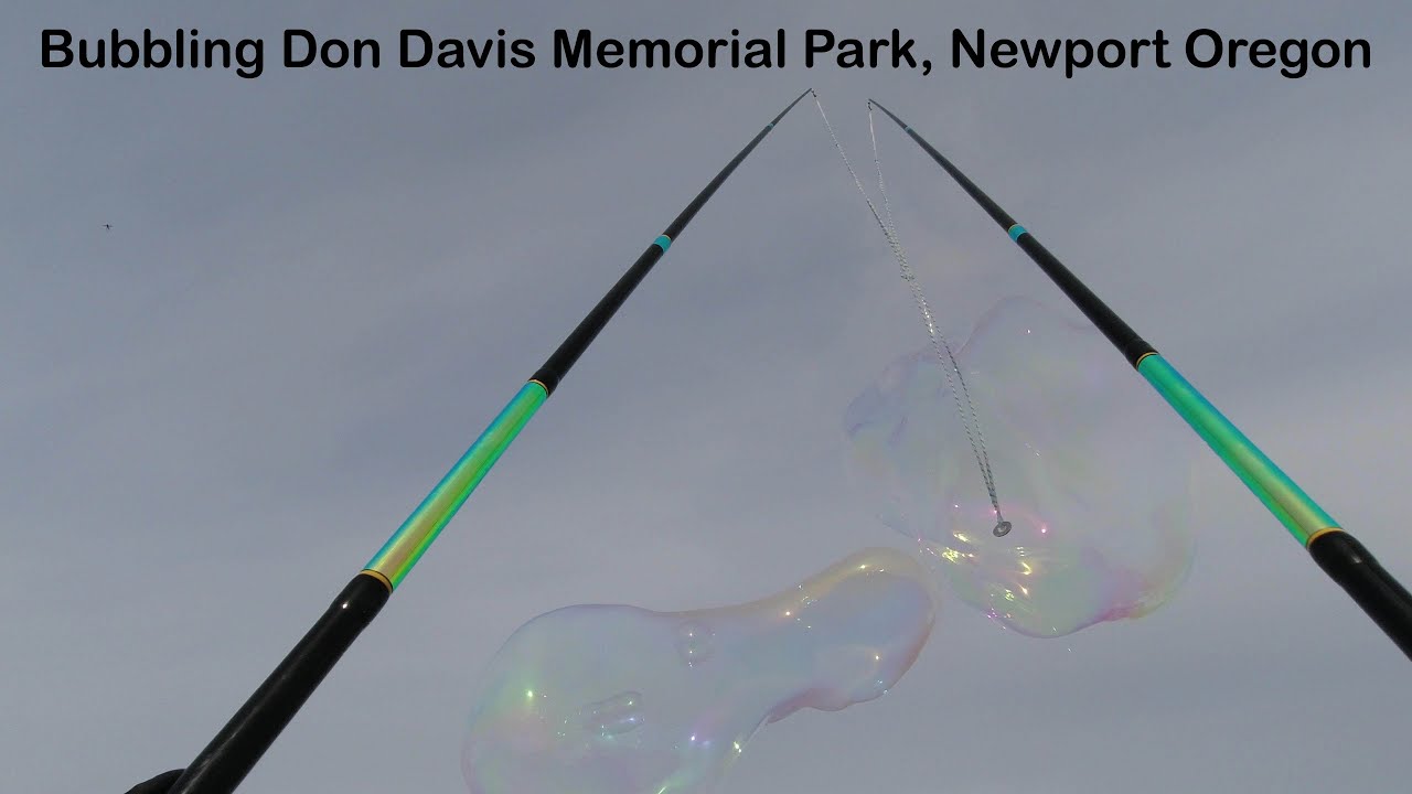 Bubbling at Don Davis memorial park in Newport Oregon