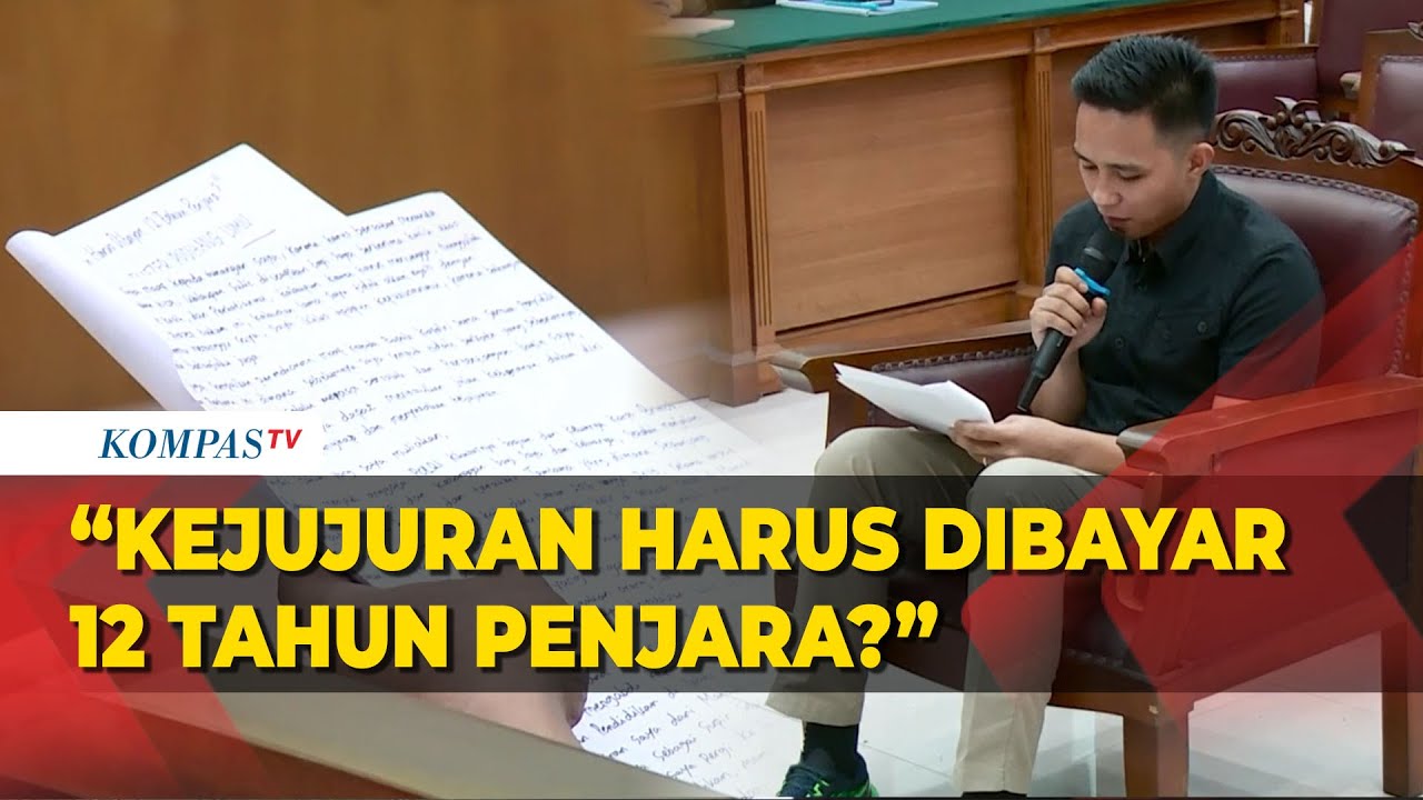 [FULL] Richard Eliezer Bacakan Pleidoi: Kejujuran Harus Dibayar 12 Tahun Penjara?