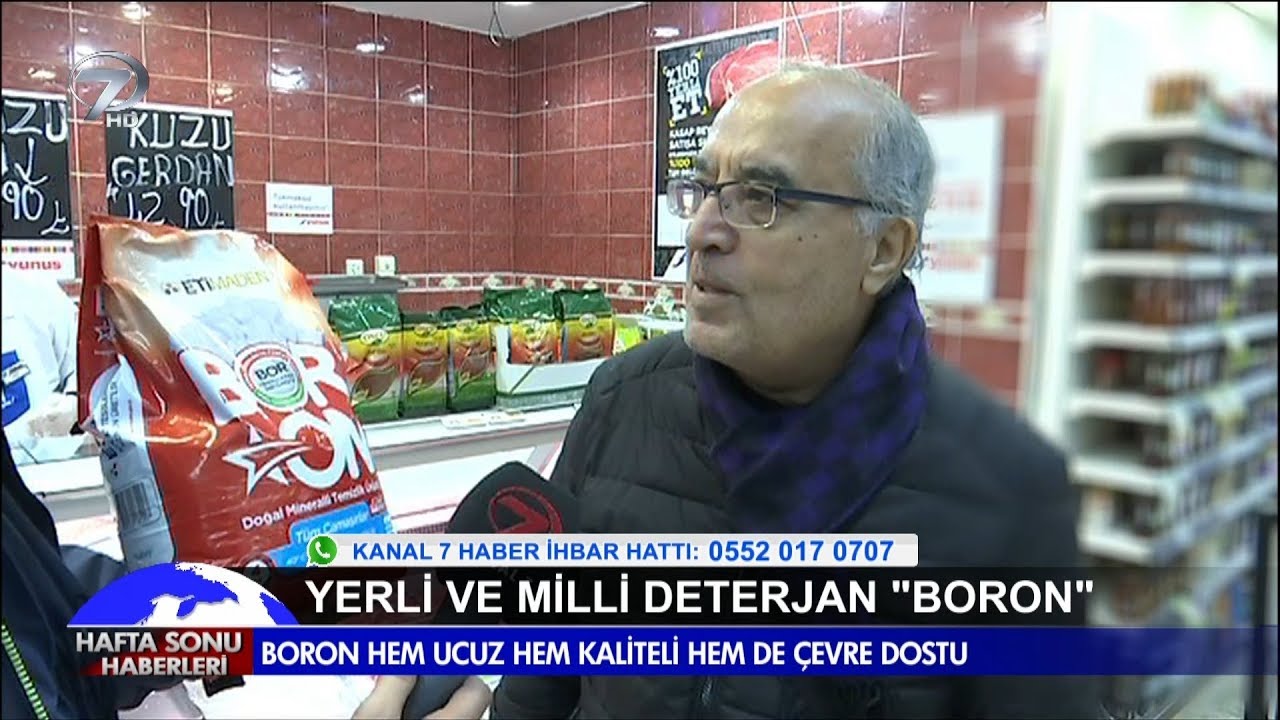 Yerli ve Milli Deterjan 'BORON' Hem Ucuz Hem Kaliteli