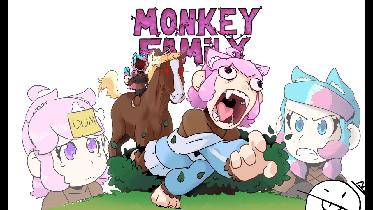 Monkey Family (Full Animation) Nyanners and Silvervale
