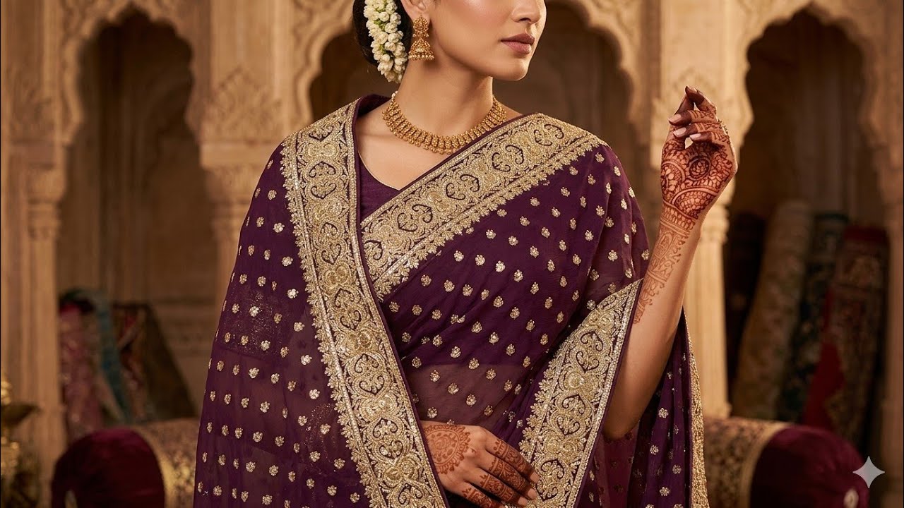 New party wear Sadi per dhamakedar offer