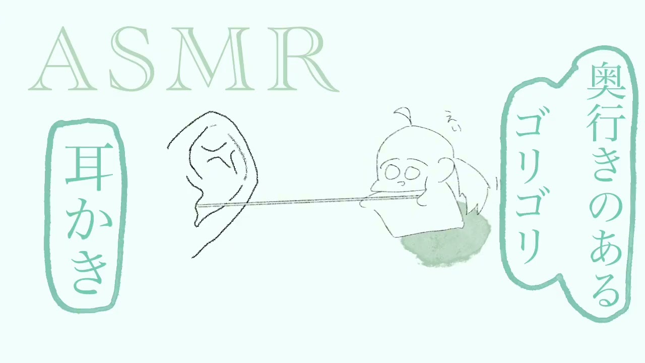 【ASMR/耳かき】奥行きのあるゴリゴリ鼓膜掃除　ear cleaning / No talking