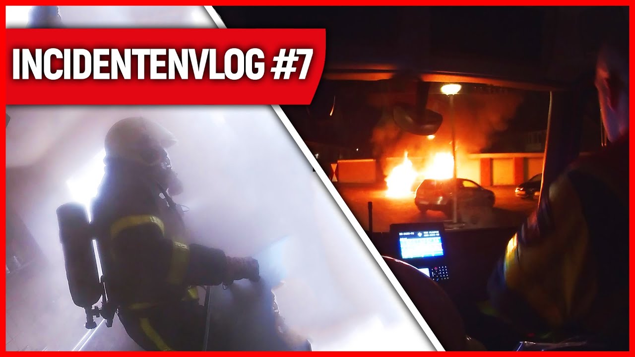 Slachtoffer gered bij woningbrand | Brandweervloggers Rick & Richard | Incidentenvlog #7