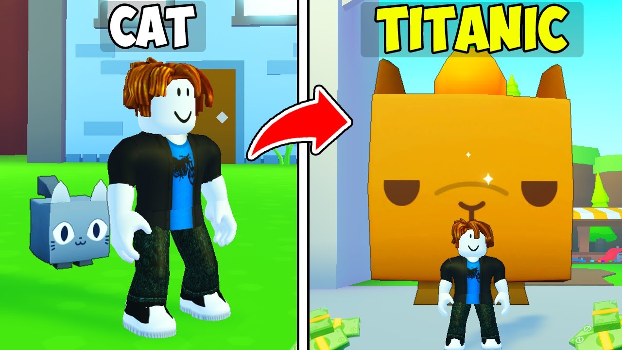 НУБ-КОТ НА ВЫЗОВ ТИТАНИКА В PET SIMULATOR X