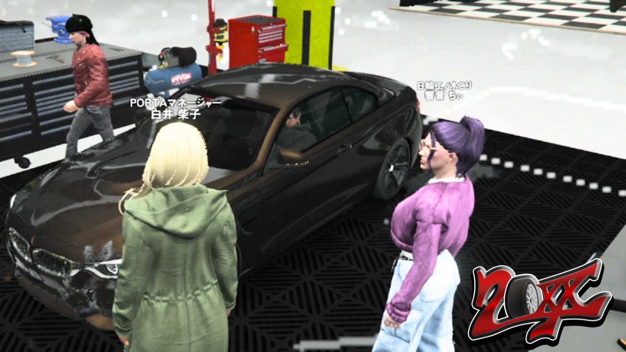 ほーちゃんのGTA20xx「白井柴子の物語」🐕day50🐕レース用にグリップ車両デビューする柴子、早速ちぃちゃんを2回射出する。/響音ちぃ🐕