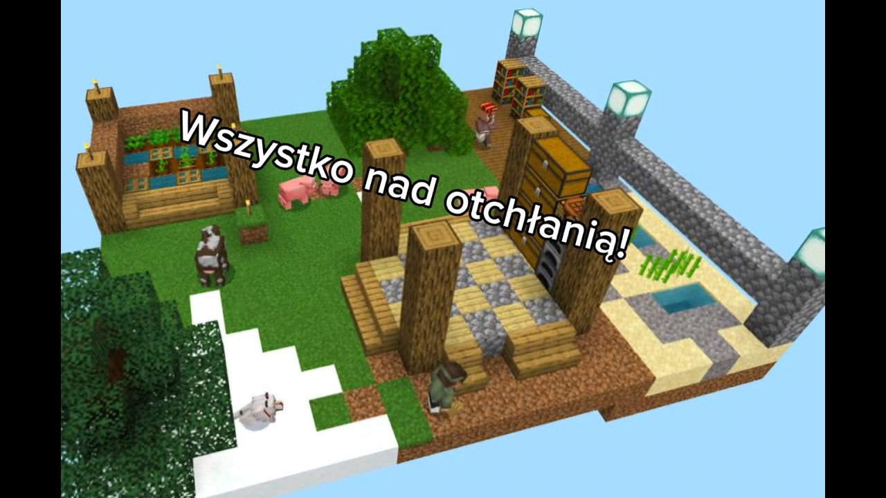 Minecraft ale wszystko jest nad otchłanią! (oneblock)