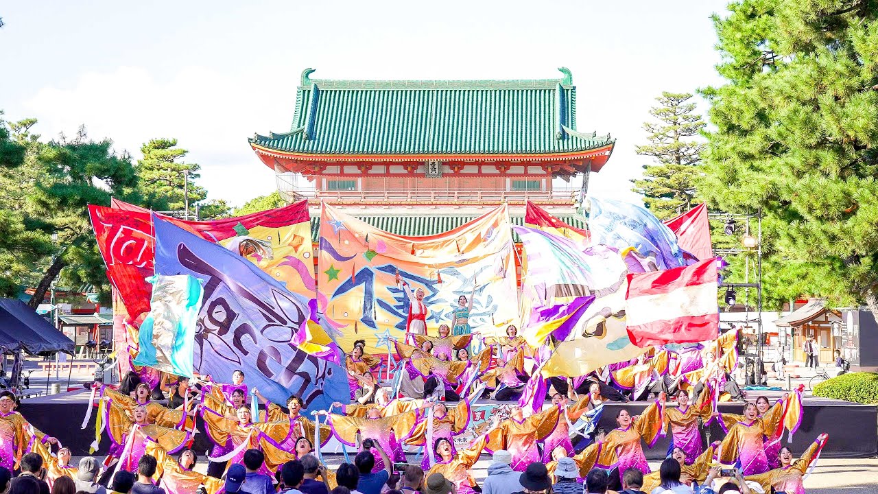 [4K] 京炎 そでふれ！Tacchi 『愛逢レ(めぼれ)』　京都学生祭典 2024