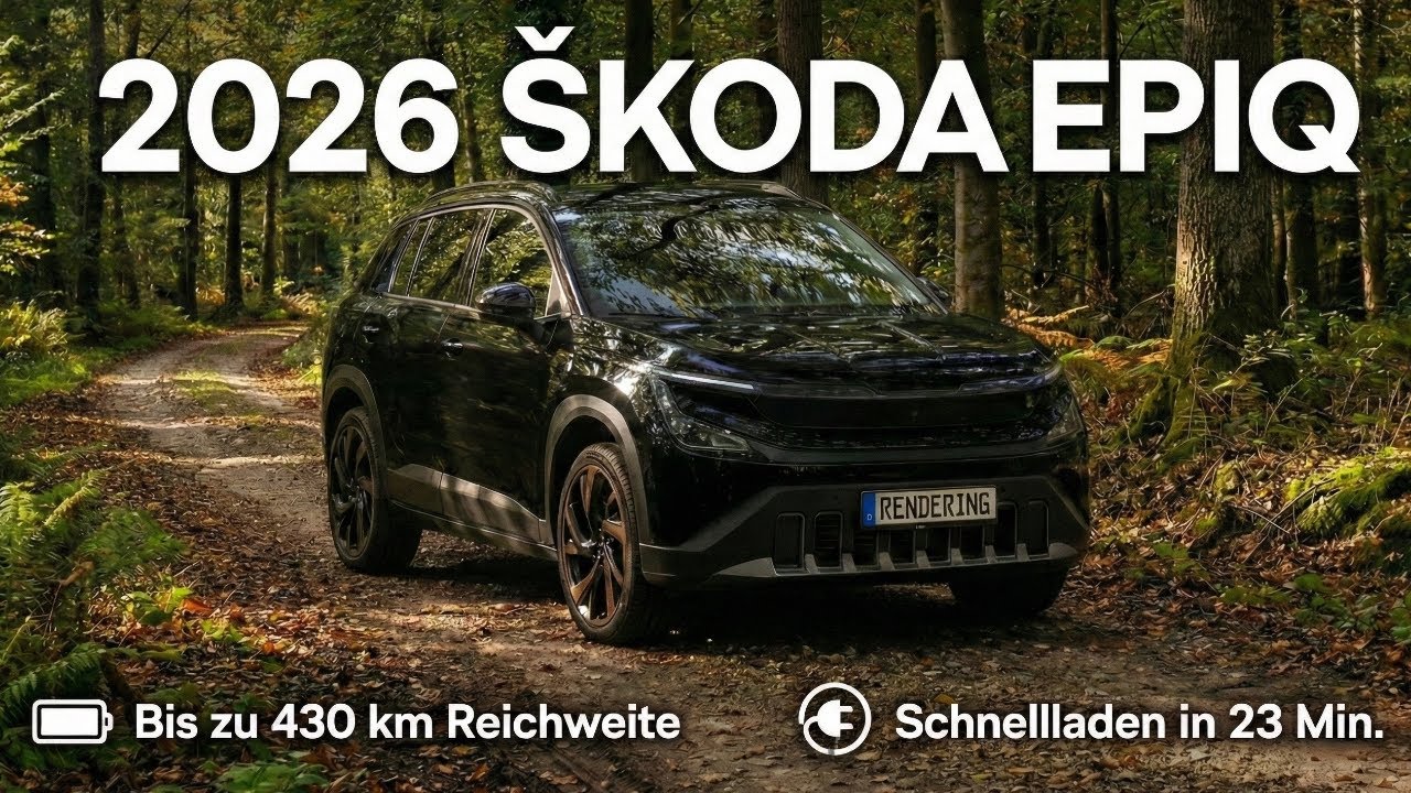 2026 Škoda Epiq Elektro-SUV: Alle Infos zum neuen City-Crossover