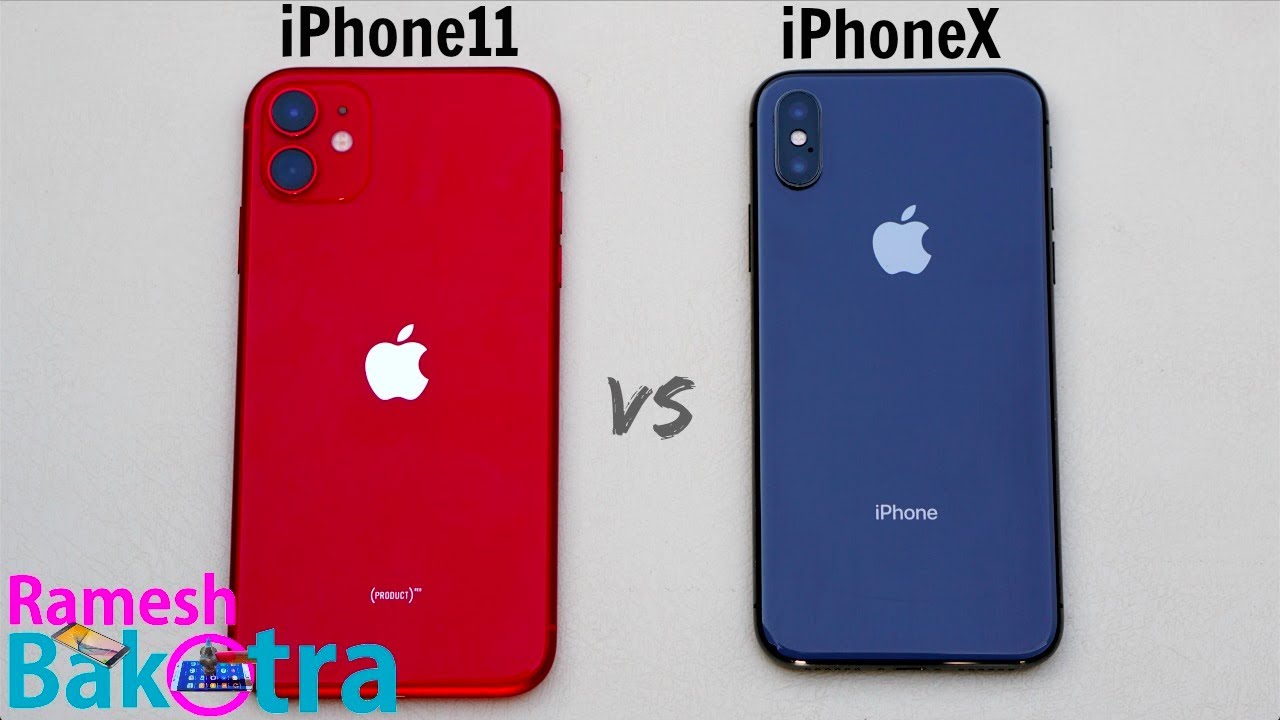 iPhone 11 vs iPhone X SpeedTest and Camera Comparison