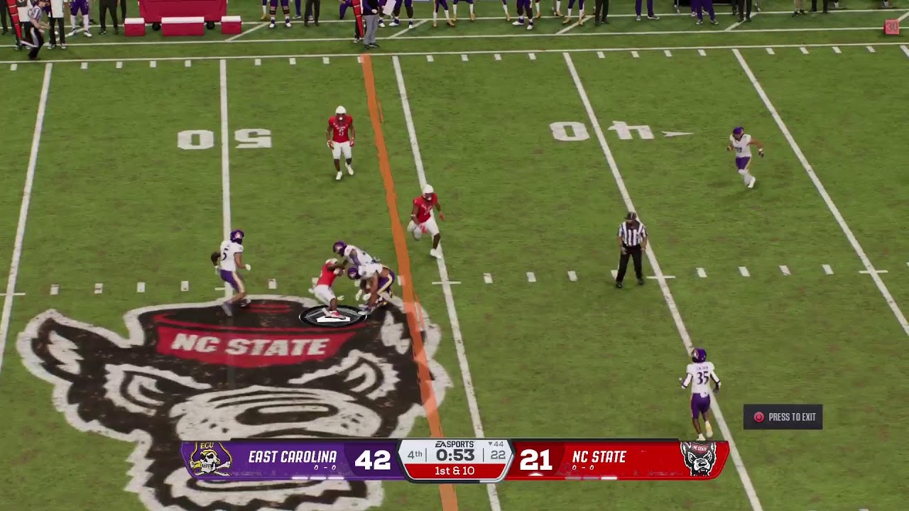1st szn MM wk1, ECU vs NC State