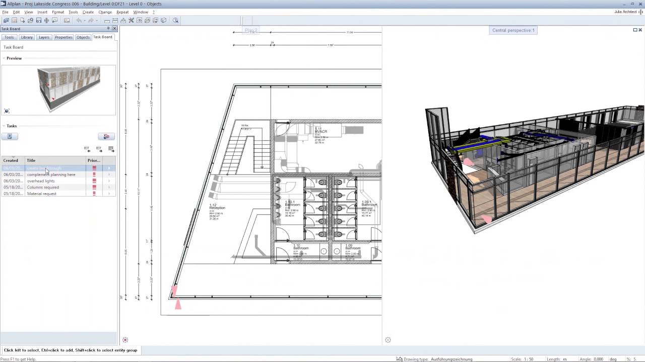 Allplan Engineering 2017: bim+ clash detection