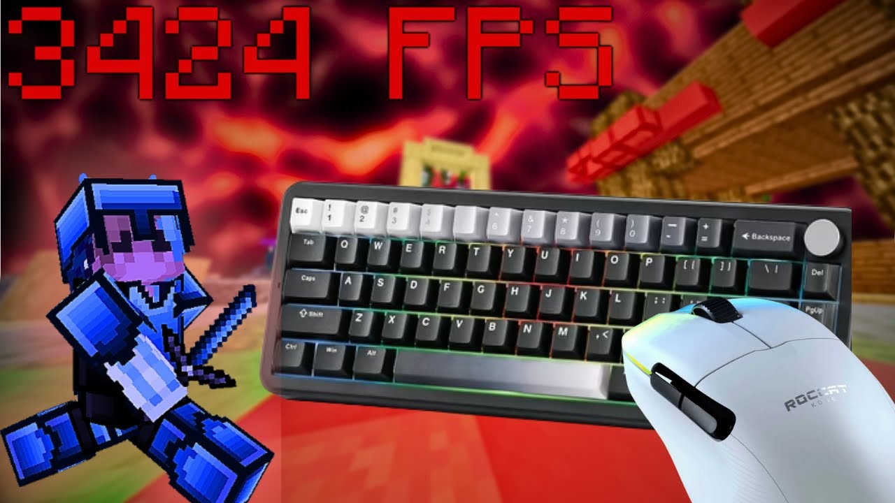Keyboard Asmr Free to Use Bedwars gameplay [240 fps] [1080p]