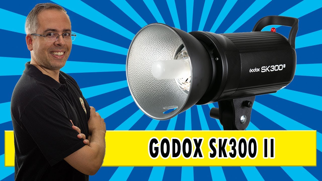 Flash de estúdio compacto Godox SK 300 II | review completo