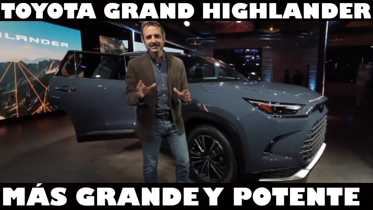 Toyota Grand Highlander: Primer vistazo y características del SUV mediano más poderoso de Toyota