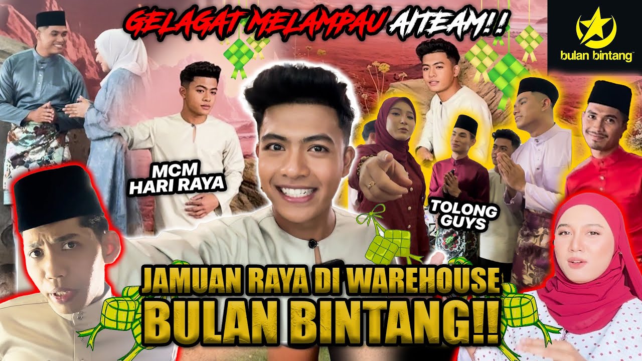 JAMUAN RAYA BULAN BINTANG!!! NAZRUL MASAK UNTUK SATU WAREHOUSE?!