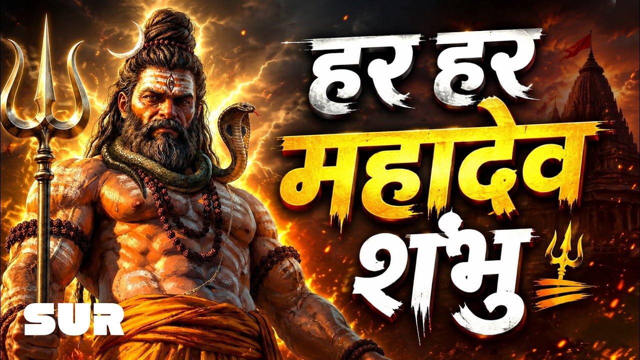 Har Har Mahadev Shambho | Powerful Shiva Song | SUR SPIRITUAL #shiv #mahadevsong #shivbhajan #epic