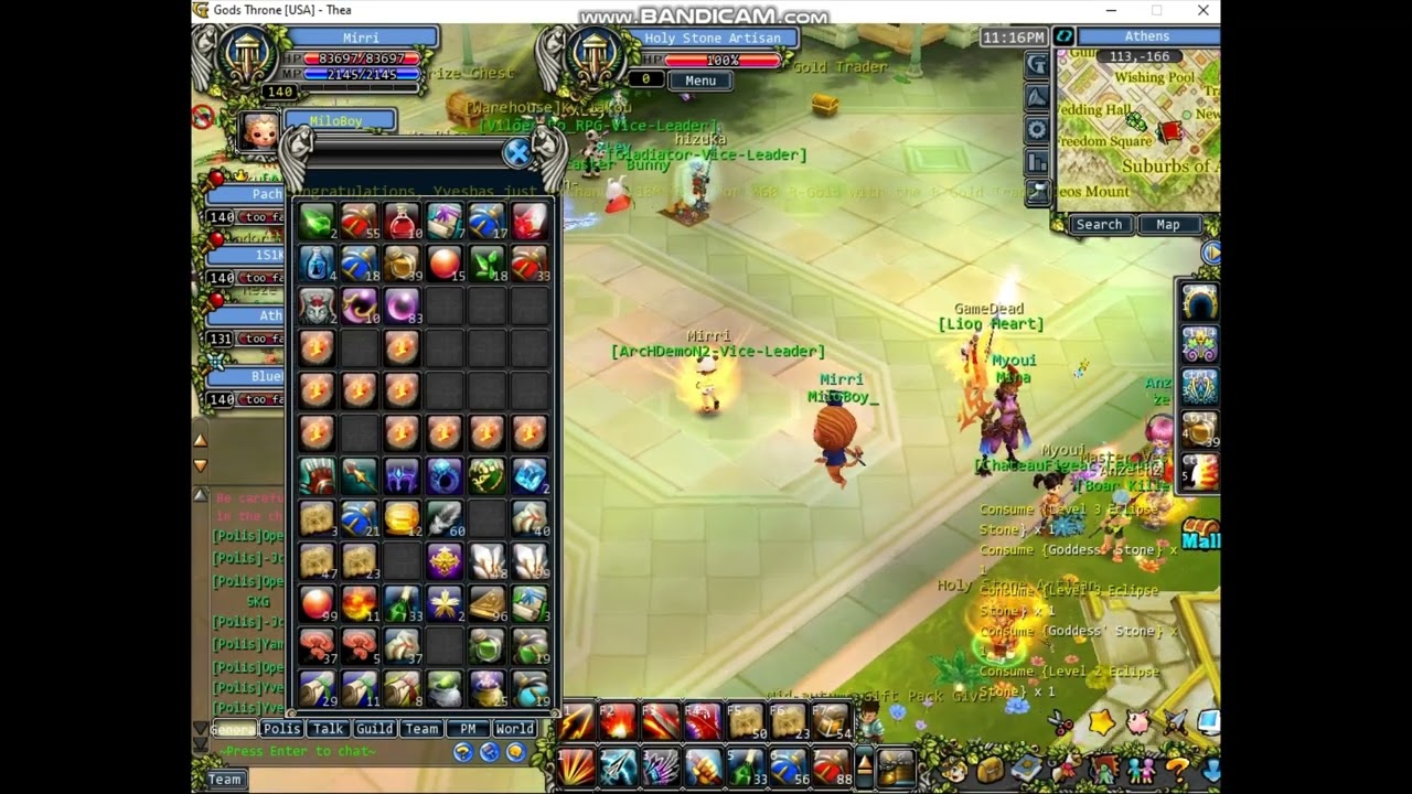 GodsThrone Upgrading level 8 into level 9 HHS