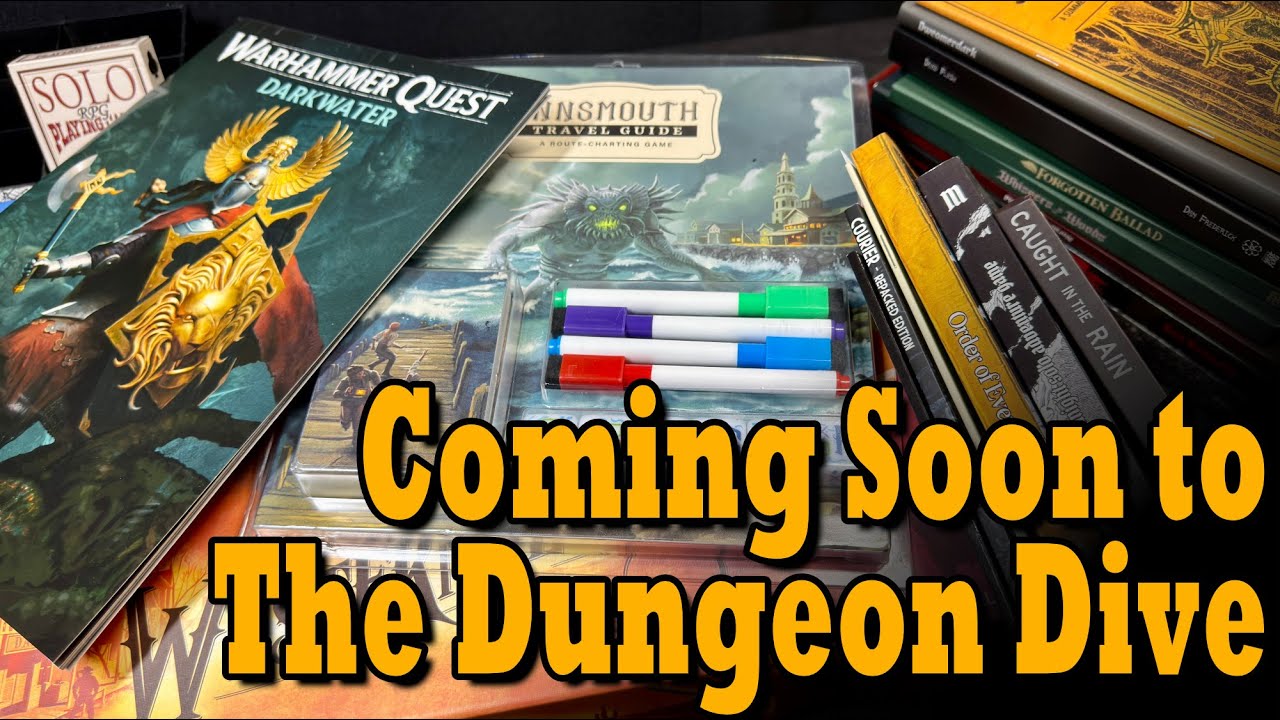Скоро в The Dungeon Dive! (Warhammer Quest, одиночные RPG, Ктулху и многое другое!)