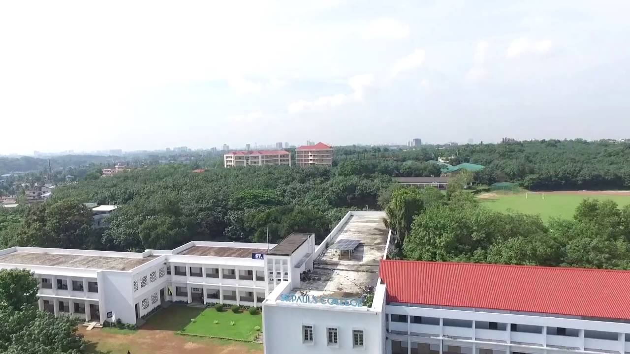 Helicam View of St Pauls College, Kalamassery