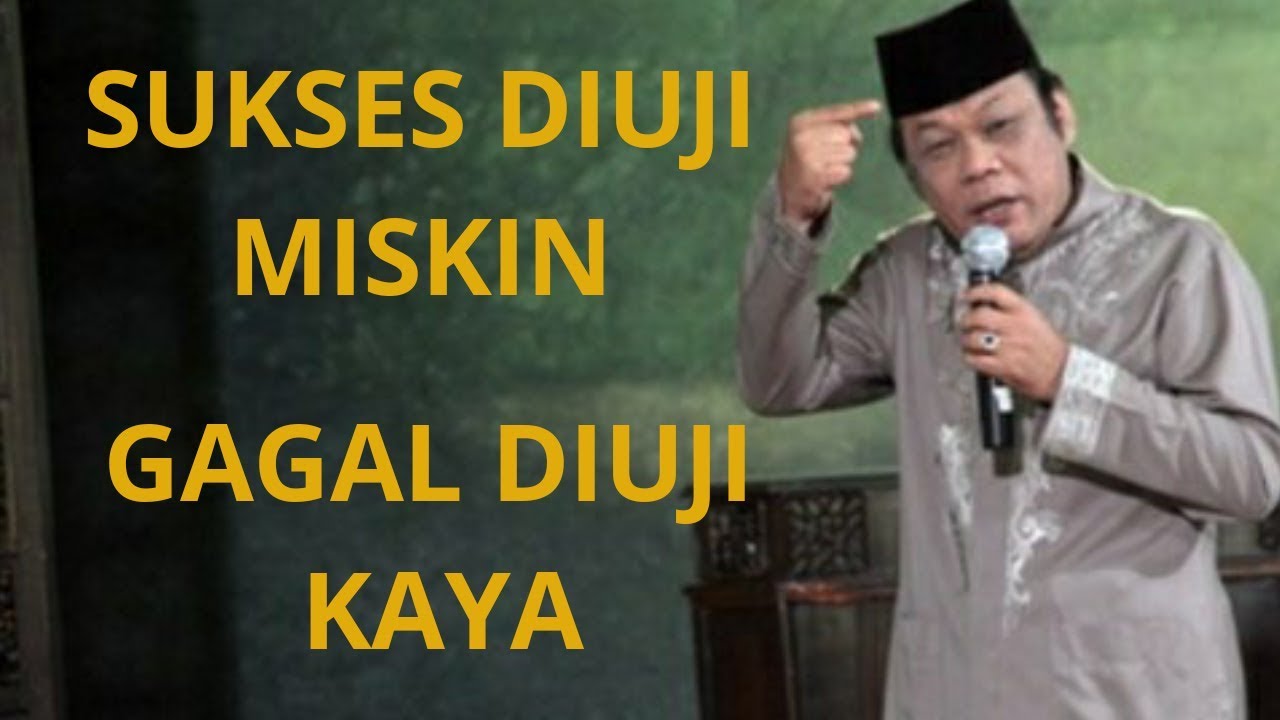 Kisah Tsa'labah, Sahabat termiskin dizaman Nabi, wejangan menggetarkan oleh KH Zainuddin MZ