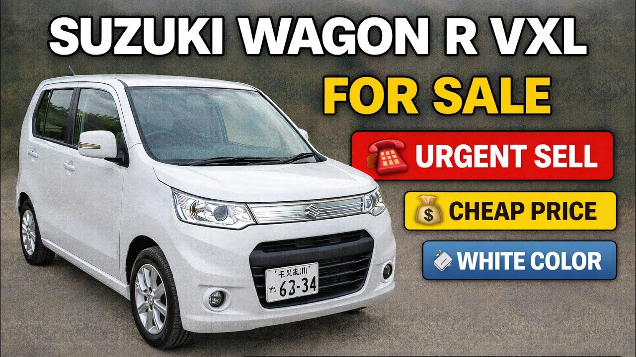 Suzuki Wagon R VXL For Sale | Urgent Sell | Cheap Price | White Color | Full Review