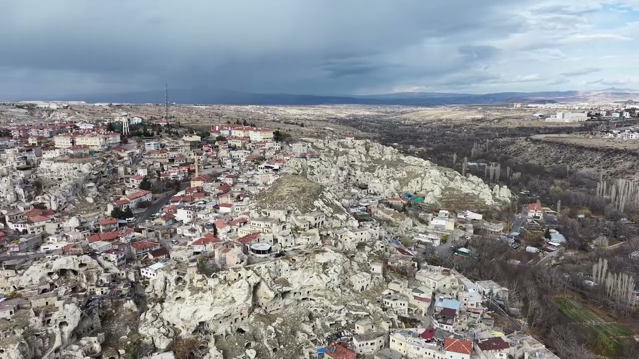 NEVŞEHİR NAR KASABASI DRONE G&Ouml;R&Uuml;NT&Uuml;LERİ İLE