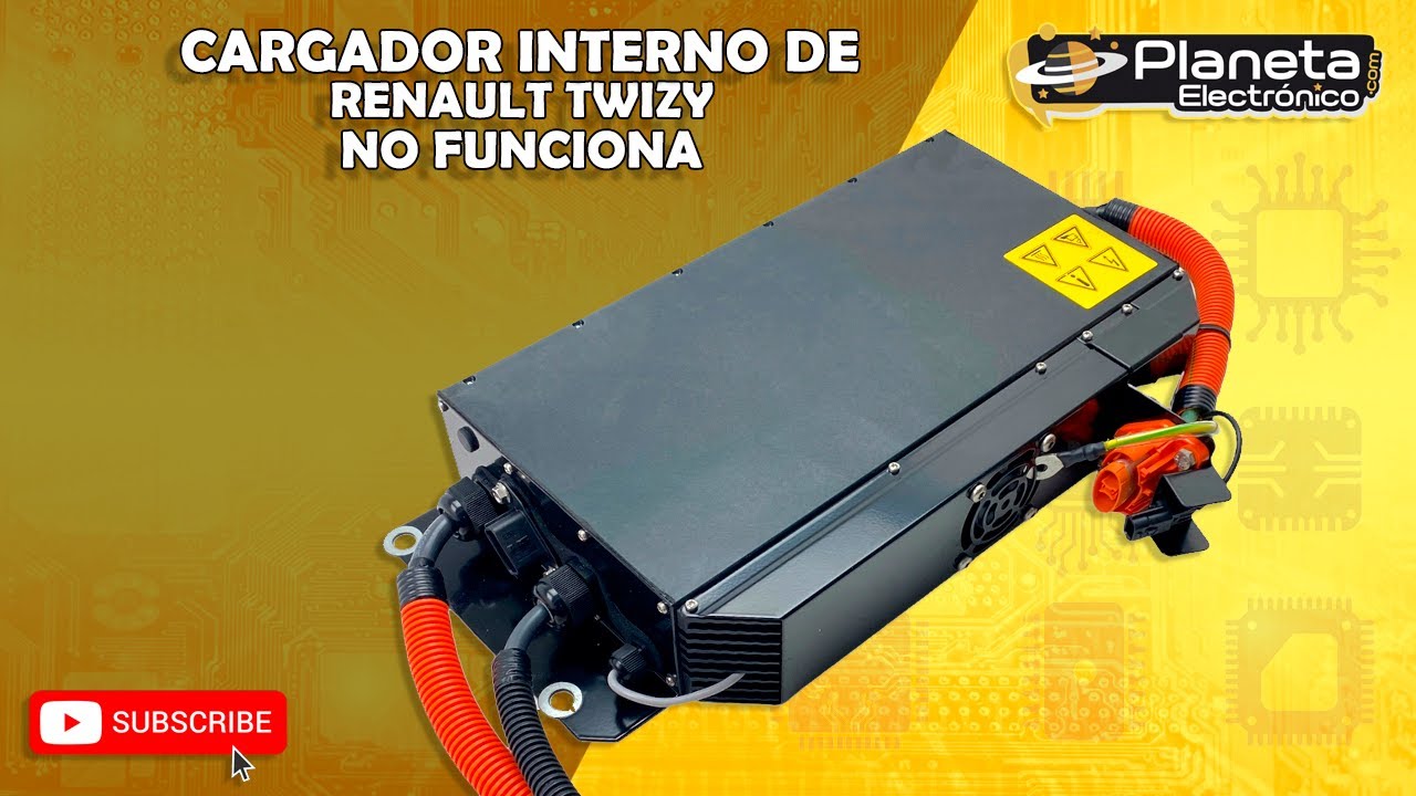 Cargador interno coche eléctrico Renault TWIZY, no funciona
