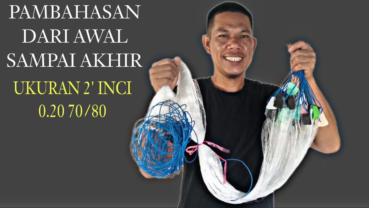 TUTORIAL LENGKAP CARA MERAKIT JARING IKAN ATAU PUKAT IKAN