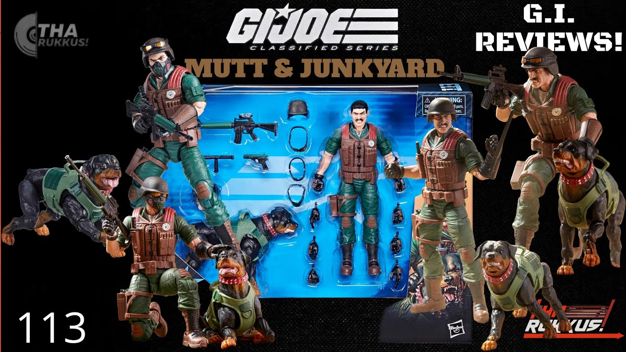 GI Joe Classified Series Mutt & Junkyard #113 2Pack Review