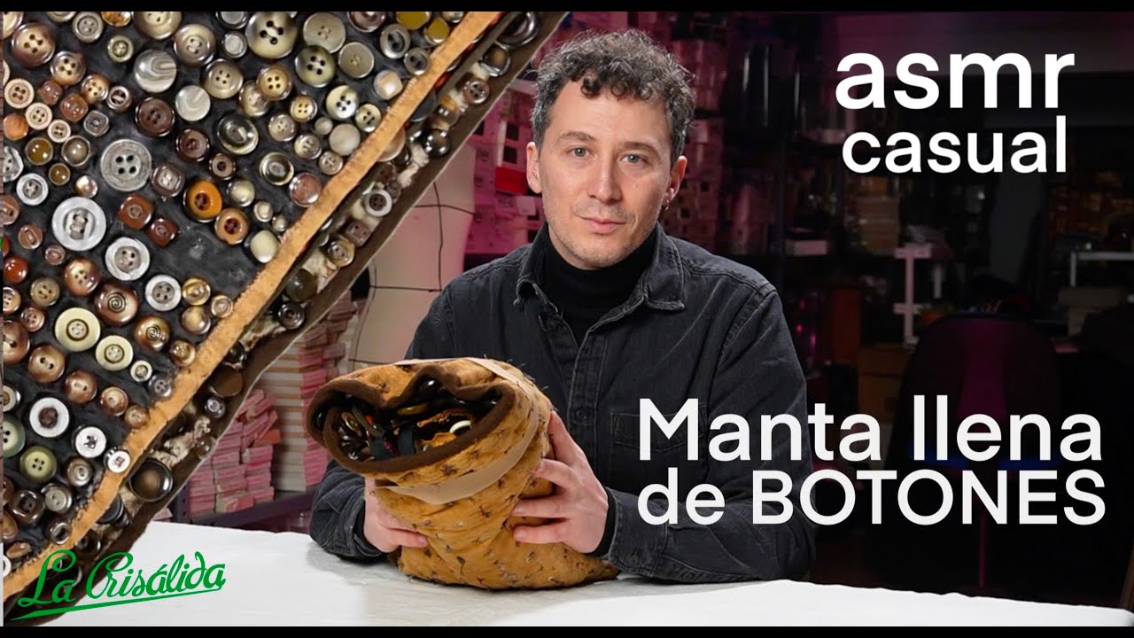 Una manta LLENA de botones MARRÓN | ASMR