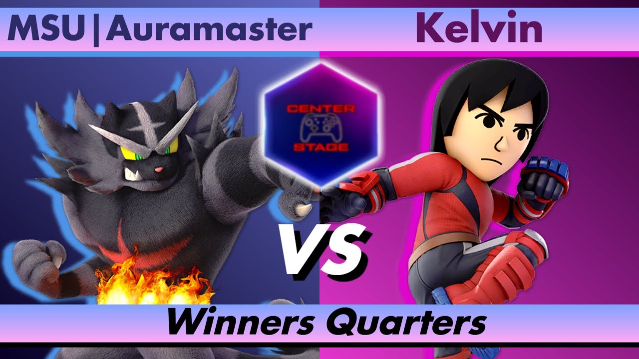 Center Stage #107 - MSU Auramaster (Incineroar) vs Kelvin (Brawler) - Super Smash Bros Ultimate SSBU