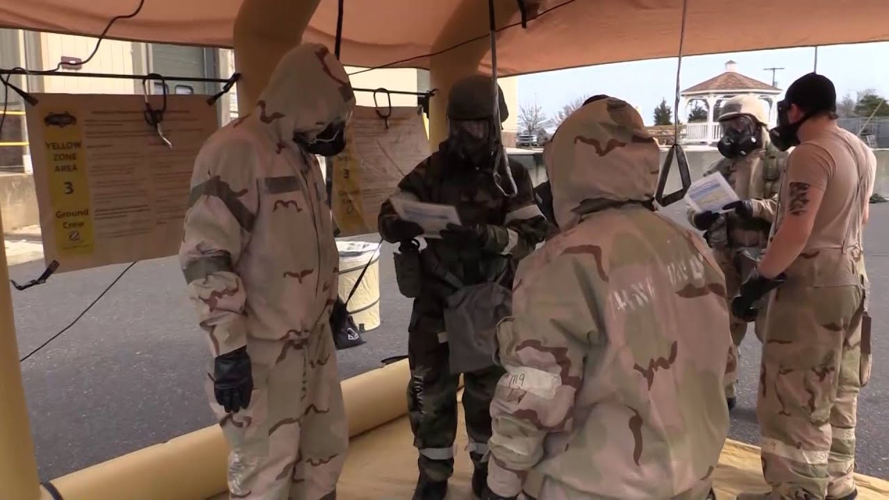 177th Fighter Wing Contamination Control Area Training