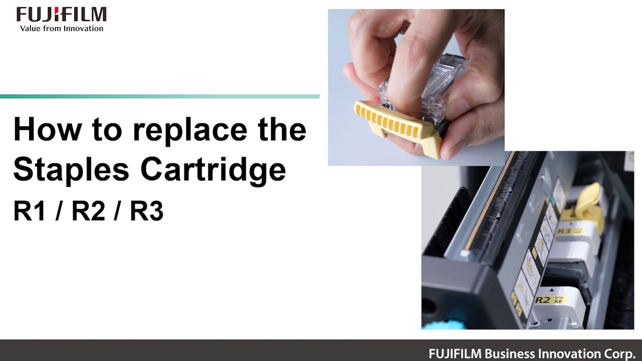 How to replace the Staples Cartridge R1 / R2 / R3
