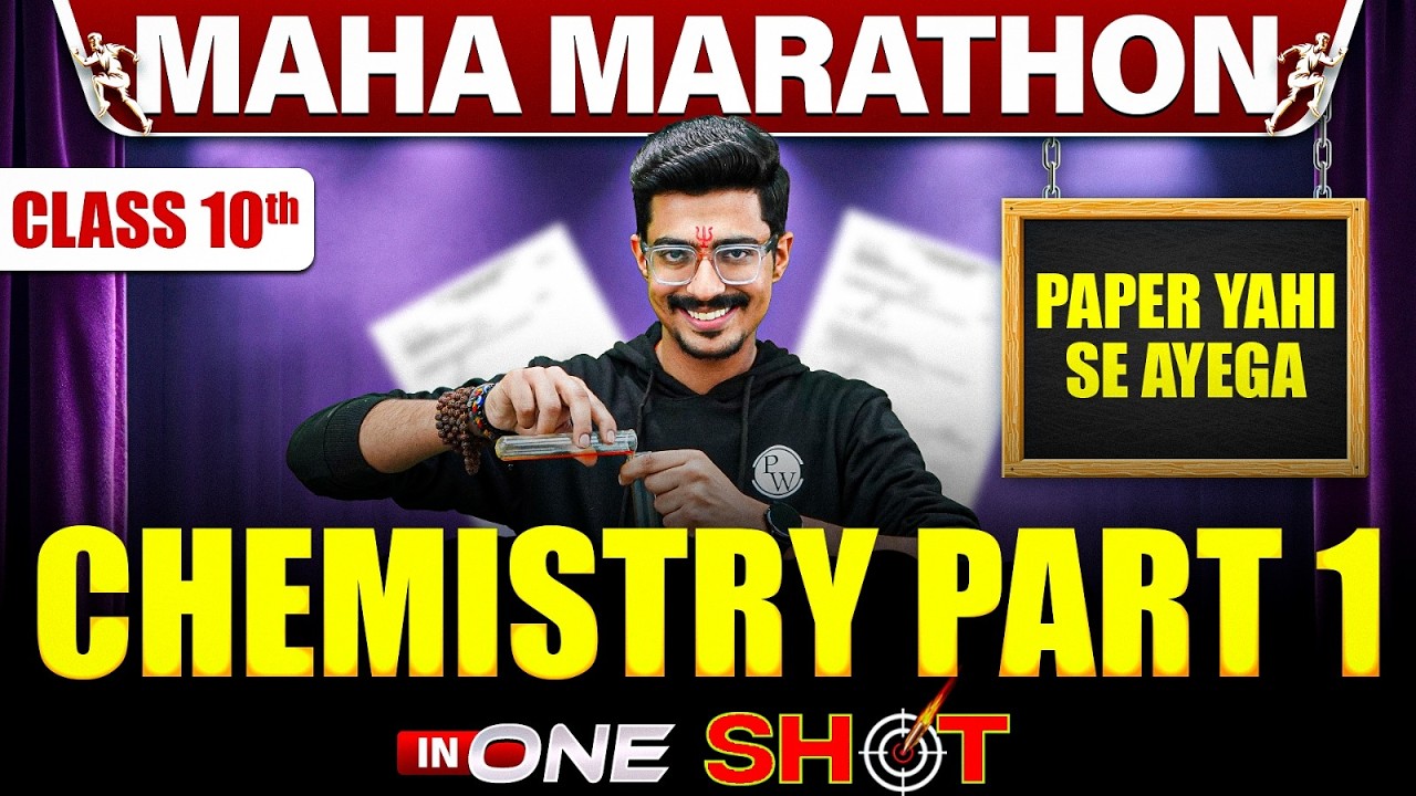 Class 10 ICSE Chemistry Complete Syllabus Revision PART-1 | ICSE Class 10 Chemistry Board Exam 2026
