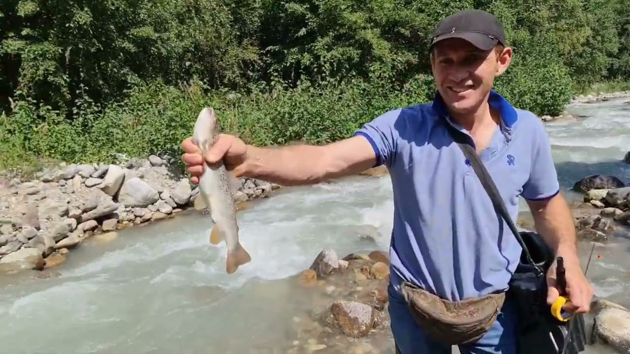 рыбалка в КБР # Trout fishing