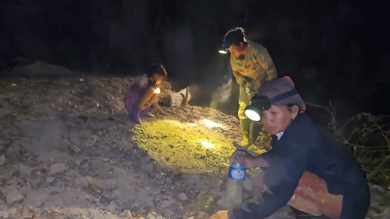 วันนี้ยกทีมกันไปเยืองเขียดน้อยจับเขียดน้อยตามหวย