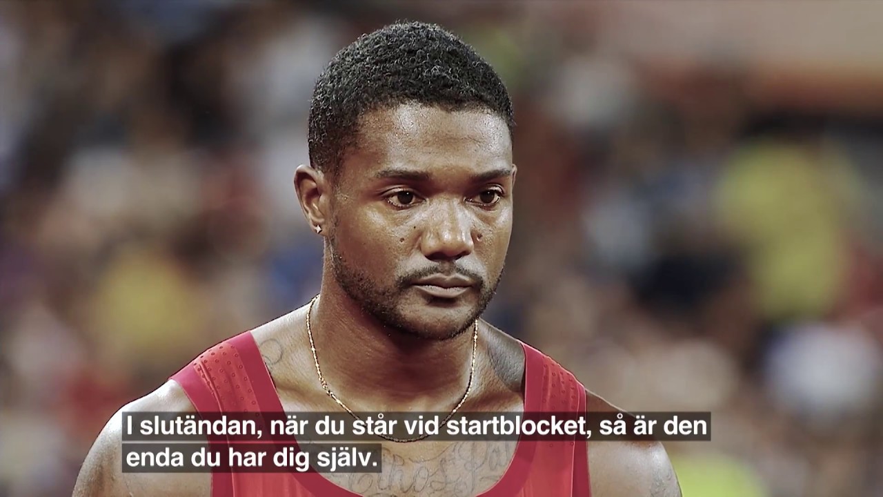 Justin Gatlin, swedish tv
