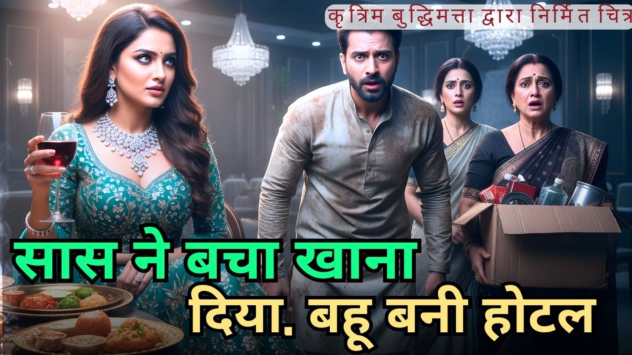 सास ने बहू को बचा खाना खिलाया, 3 साल बाद बहू ने होटल खरीद सास को बर्तन धुलवाए।