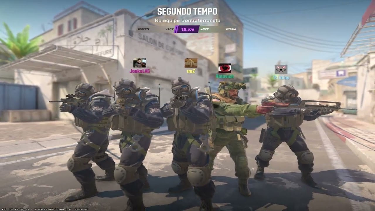 cai contra time de xitados